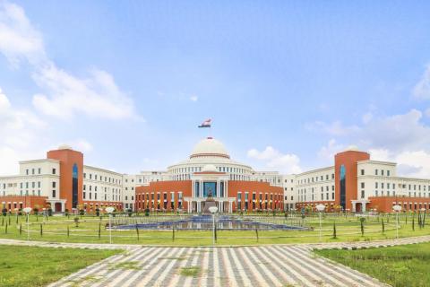 Beautiful building of new Jharkhand Assembly, Ranchi, Jharkhand