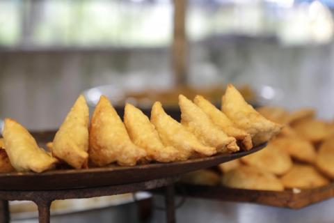 Indian Spicy Vegetable samosa