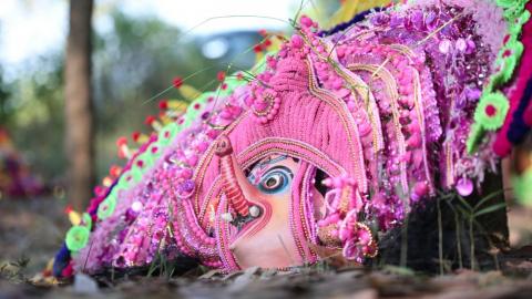 Chhau mask of lord Ganesha