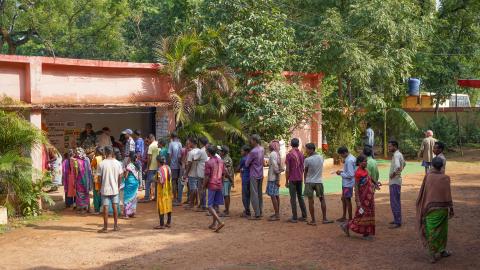 Election in Rural part of India