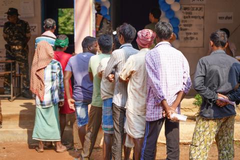 Election in Rural part of India