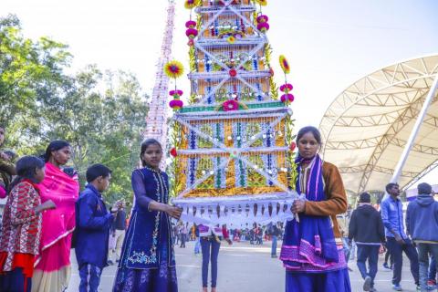 Tusu Mela Preparation at Morabadi, Jharkhand