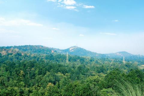 Scenic beauty at Jamshedpur highway Jharkhand, India