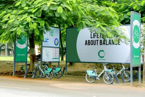 Chartered cycle stand at morabadi, ranchi, jharkhand