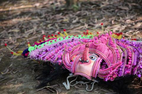 Chhau mask of lord Ganesha
