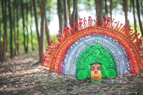 Chhau Mask of Goddess Durga