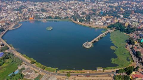 Vivekananda Statue at Ranchi Lake, Bada Talab