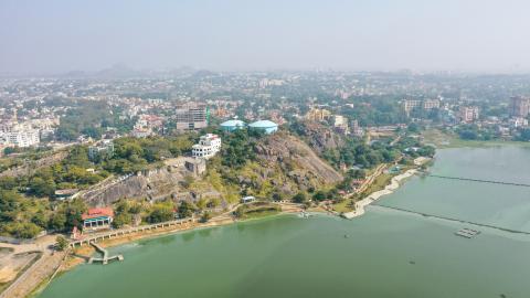 Urban aerial view