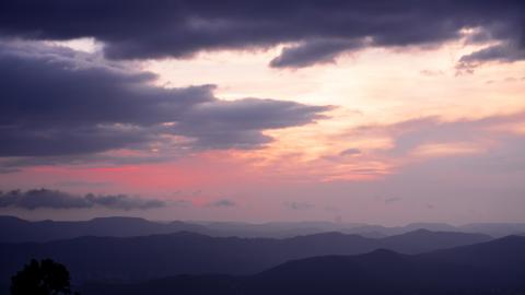 Beautiful sunrise at Netarhat, Jharkhand