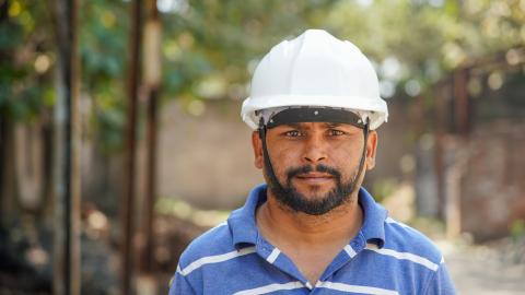 Portrait of an Industrial worker