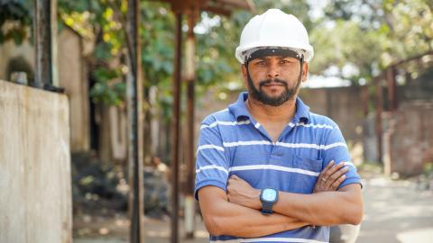 Portrait of an Industrial worker