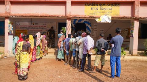 Election in Rural part of India