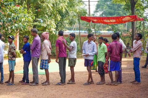 Election in Rural part of India