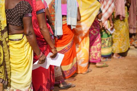 Election in Rural part of India