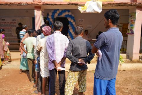 Election in Rural part of India