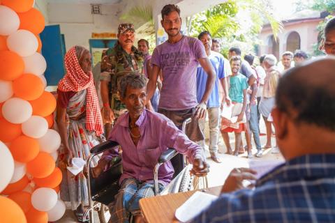 Election in Rural part of India