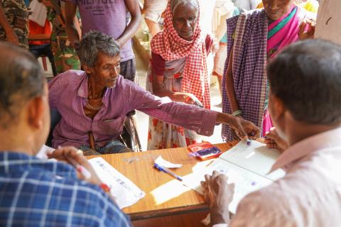 Election in Rural part of India