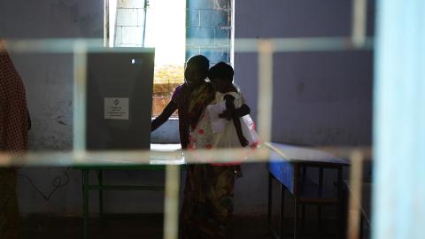 Election in Rural part of India