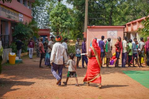 Election in Rural part of India