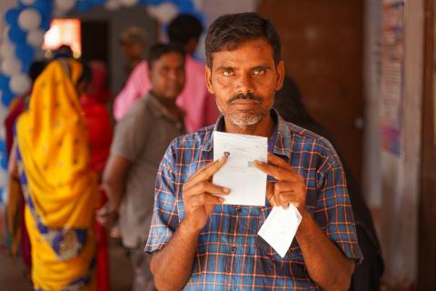 Election in Rural part of India