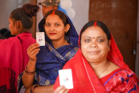 Election in Rural part of India