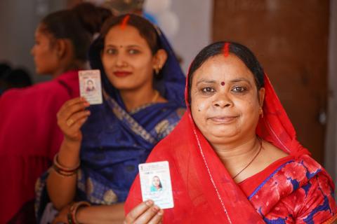 Election in Rural part of India