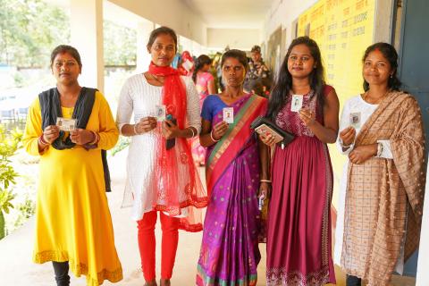 Election in Rural part of India